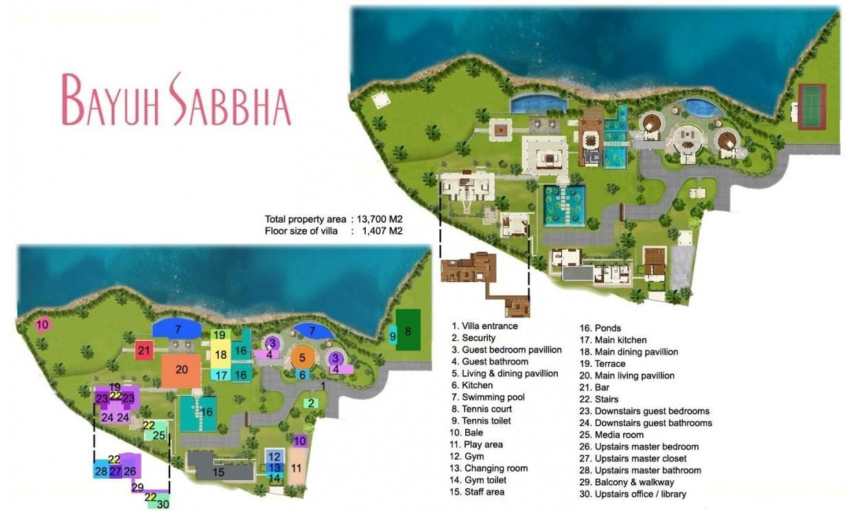 Villa Bayuh Sabbha Plan